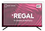 REGAL 49R7560UA TV EKRAN KORUYUCU - Regal 49" inç Tv Ekran Koruyucu Şeffaf Paneli