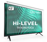 Hi Level 43UHL900 TV EKRAN KORUYUCU - Hi level 43" inç Ekran Koruma Şeffaf panel