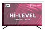 Hi Level 49UHL650 TV EKRAN KORUYUCU - Hi level 49" inç Ekran Koruma Şeffaf panel