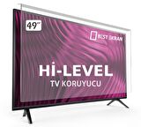Hi Level 49UHL650 TV EKRAN KORUYUCU - Hi level 49" inç Ekran Koruma Şeffaf panel