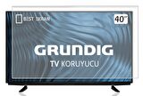 GRUNDIG 40 VLX 8600 BP TV EKRAN KORUYUCU - Grundig 40" inç Tv Ekran Koruma Şeffaf panel 40 VLX 860