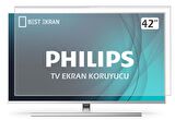 PHILIPS 42PFK6559 TV EKRAN KORUYUCU - Philips 42" inç 106 Ekran Tv Şeffaf Koruma paneli