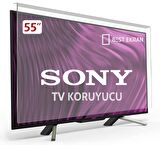 Sony KD-55XH8077 Tv Ekran Koruyucu - Sony 55" inç 139 cm Ekran Kırılmaz Koruyucu 