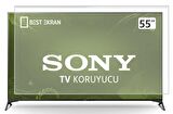 Sony KD-55XH8077 Tv Ekran Koruyucu - Sony 55" inç 139 cm Ekran Kırılmaz Koruyucu 