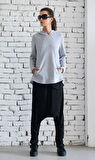 Kadın Sırt Dekolteli Kapüşonlu Sweatshirt 8075-2010