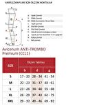 Avicenum PHLEBO CCL1 ANTI-TROMBO PREMIUM AG , Diz Üstü Çorabı L Beden