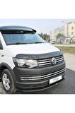 Volkswagen T6 Transporter Ön Kaput Koruma Rüzgarlığı 3mm Akrilik Abs Parlak Deflektör 2015-2020