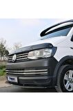 Volkswagen T6 Transporter Ön Kaput Koruma Rüzgarlığı 3mm Akrilik Abs Parlak Deflektör 2015-2020