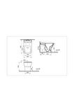 Integra Square Duvar Sıfır Klozet 7086L003-0092,Vitra Integra Square Klozet Kapağı 191-003-009