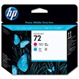 HP 72 Magenta-Cyan Kırmızı-Mavi Baskı Kafası C9383A