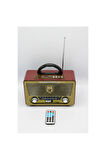 Meier M-115Bt Bluetootlu-Kumandalı Usb/Sd/Mp3 Şarjlı Radyo