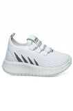 Celira Smx Beyaz Siyah Erkek Çocuk Yazlık Fileli Spor Ayakkabı
