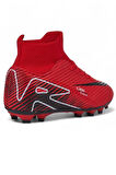 Celira Lio Kırmızı Çoraplı Erkek Futbol Krampon Ayakkabı