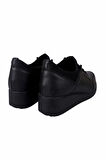 Celira Siyah Günlük Rahat Taban Anne Ayakkabı HS00321