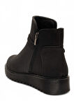 Celira Dvm Zümrüt Siyah Fermuarlı Kadın Kışlık Bot NSB518