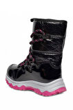 Celira Snw Siyah Fuji Suya Dayanıklı Kaymaz Kız Çocuk Kar Botu