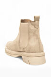 Celira Bej Lastikli Süet Kadın Bot & Bootie NSB945