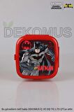 YENİ SEZON LİSANSLI BATMAN 2 KATLI BESLENME KUTUSU / LUNCH BOX