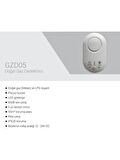 EDS GZD05 Doğalgaz ve LPG Duyarlı Gaz Dedektörü 12V Adaptör ile Çalışır