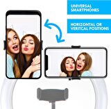 Gaman Tripodlu Youtuber Selfie Led Işıklı Masaüstü 10inç Tripod (26 CM) Kuaför Makyaj Işığı Tiktok Işığı
