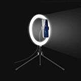 Gaman Tripodlu Youtuber Selfie Led Işıklı Masaüstü 10inç Tripod (26 CM) Kuaför Makyaj Işığı Tiktok Işığı