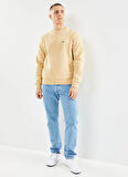 Lacoste Erkek Bej Klasik Fit Sweatshirt 
