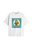 Unisex Van Gogh Baskılı Oversize Tshirt