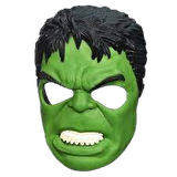 HULK MASKE KOYU YEŞİL 16X24CM