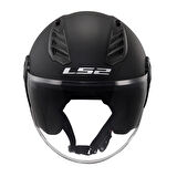LS2 AIRFLOW 2 MAT SİYAH YARIM KASK