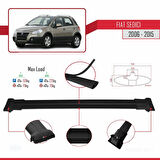 Fiat Sedici 2006-2015 Arası ile Uyumlu FLY Model Ara Atkı Tavan Barı Siyah 2 Adet