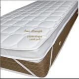 80X130X8 Bambu Kumaş Yaysız Sünger Yatak Pedi ( Yatak üstü minder )