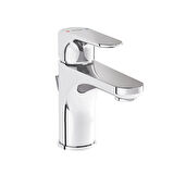 VitrA Root Round A42722 Lavabo Bataryası (Sifon Kumandalı), Krom
