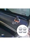 Dacia Duster Krom İç Kilit Buton Çerçeve 4 Parça  2010-2018 P.Çelik