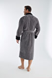 NS TAÇ Nakış Şalyaka Bambu Cotton Erkek Bornozu