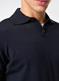 Alpha Studio Polo Yaka Slim Fit Lacivert Erkek Kazak AU-7004B JUMPER POLO