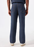 Lacivert Erkek Yüksek Bel Regular Fit Pantolon AU-1472Q LINO PANTS