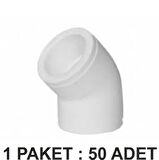 DİZAYN PPRC DİRSEK DN 25*45 PAKET 50 Lİ