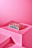 LR150KH-CP-Lexon Flip + Alarm Saat X Keith Haring - Heart