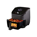 Instant Vortex Plus 5.7 Litre Paslanmaz Çelik Sepetli Koku Silme Teknolojili ve ClearCook Pişirme Pencereli Air Fryer