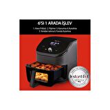Instant Vortex Plus 5.7 Litre Paslanmaz Çelik Sepetli Koku Silme Teknolojili ve ClearCook Pişirme Pencereli Air Fryer