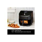 Instant Vortex Plus 5.7 Litre Paslanmaz Çelik Sepetli Koku Silme Teknolojili ve ClearCook Pişirme Pencereli Air Fryer
