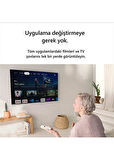 Google Chromecast Tv Streamer 4K Medya Oynatıcı Beyaz