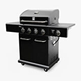 Kenmore Gazlı Barbekü 4 Ocaklı Siyah