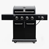Kenmore Gazlı Barbekü 4 Ocaklı Siyah