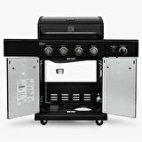 Kenmore Gazlı Barbekü 4 Ocaklı Siyah