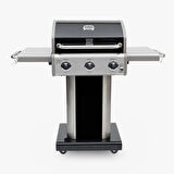 Kenmore Gazlı Barbekü 3 Ocaklı Siyah - Metal