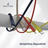 Nautica C50 USB-C to Lightning PD 20W Hızlı Şarj ve Data Kablosu 2.1M Kırmızı