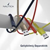 Nautica C40 Lightning to USB-A 12W Hızlı Şarj ve Data Kablosu 1.2M Pembe