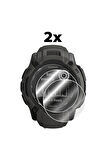 Garmin Instinct 2X Solar Smart Watch ile uyumlu IPG Hydrogel Ekran Koruyucu (2 Adet)