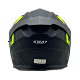 Sway Çene Açılır Kask Sw 912 A1 Sarı